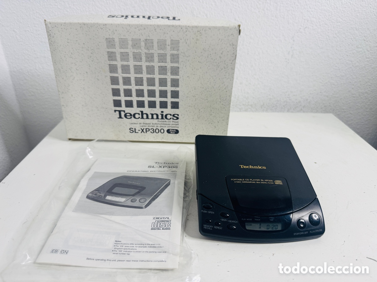 Segunda Mano: RARE! Vintage 1991 Technics SL-XP300 Portable CD Player Japan Made - Working