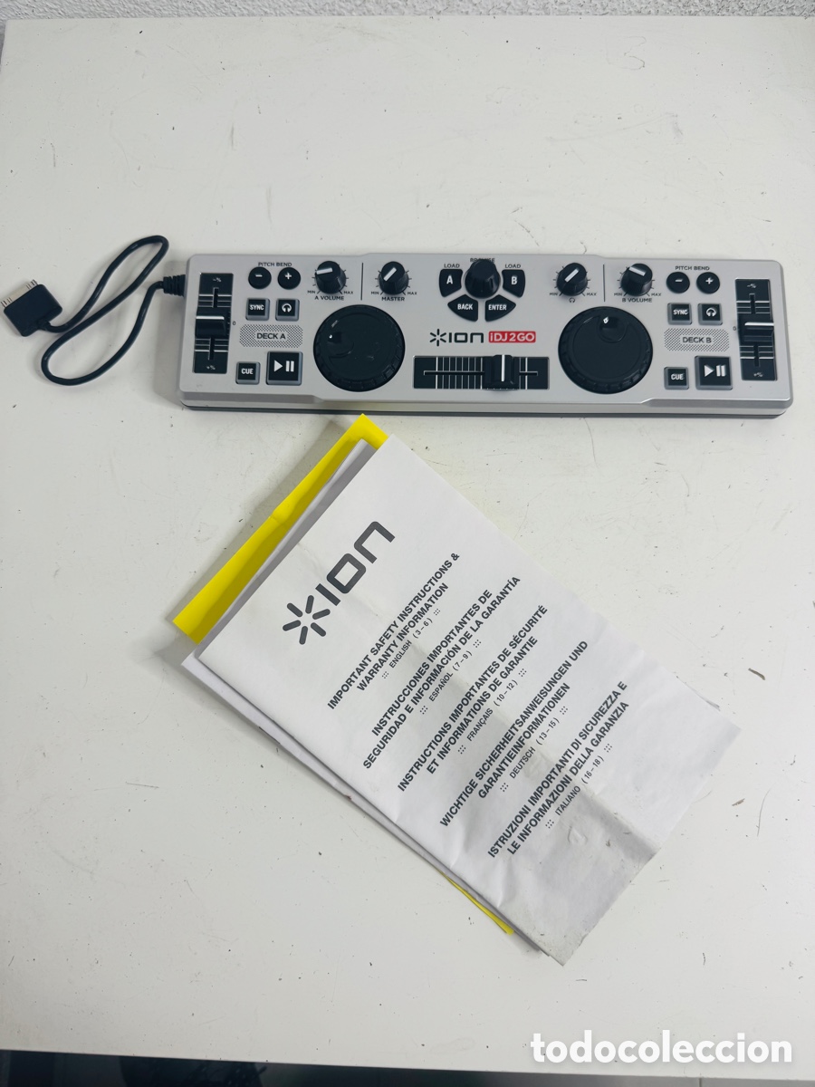 Segunda Mano: controlador DJ port&aacute;til ION iDJ2GO