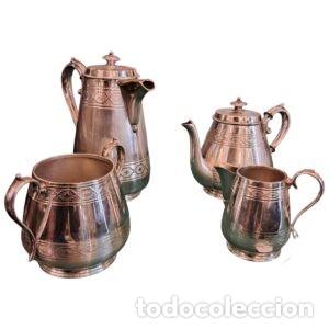 Segunda mano: Juego de T&eacute; Victoriano de Alpaca - Foto 1
