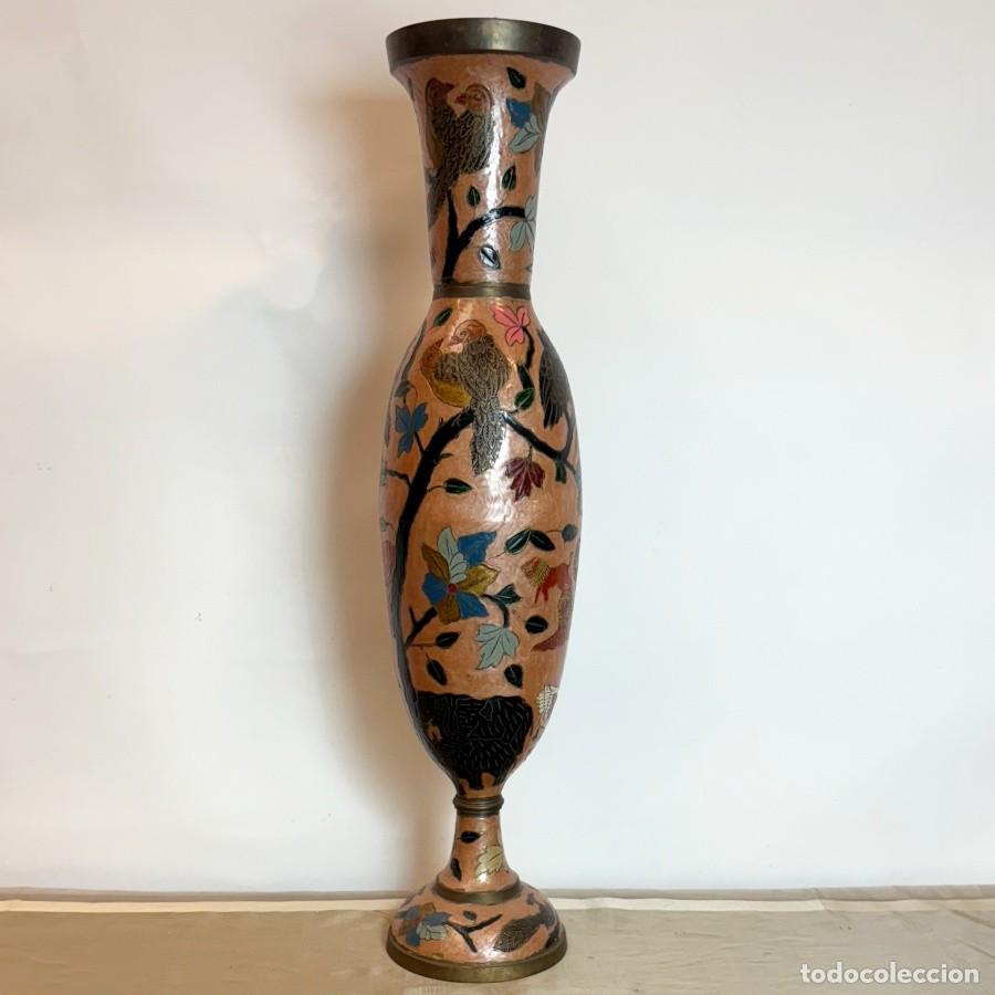 Segunda Mano: Gran Jarr&oacute;n Met&aacute;lico Decorativo