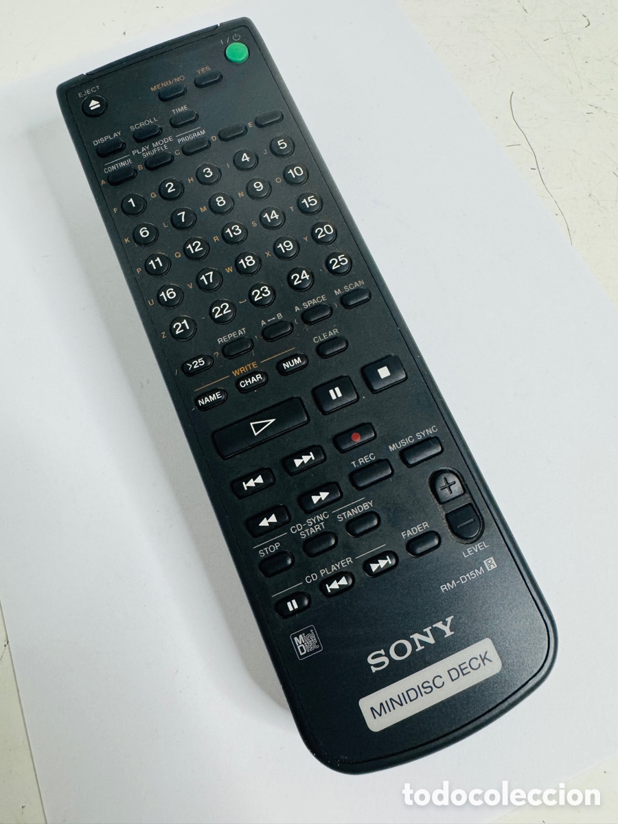 Segunda Mano: Sony RM-DI5M Remote Control Minidisc Deck *original*