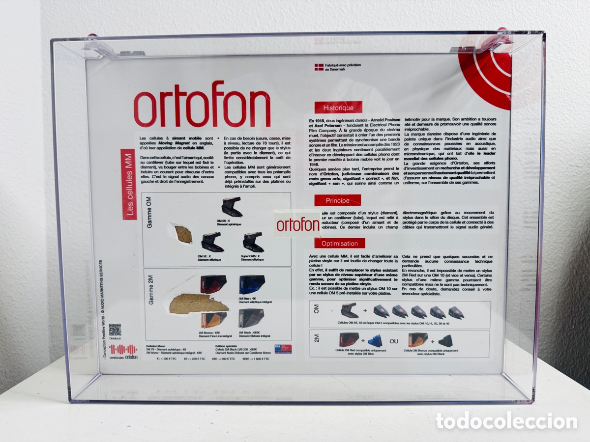 Segunda Mano: Ortofon Caja Exposici&oacute;n Tienda Con Desperfectos
