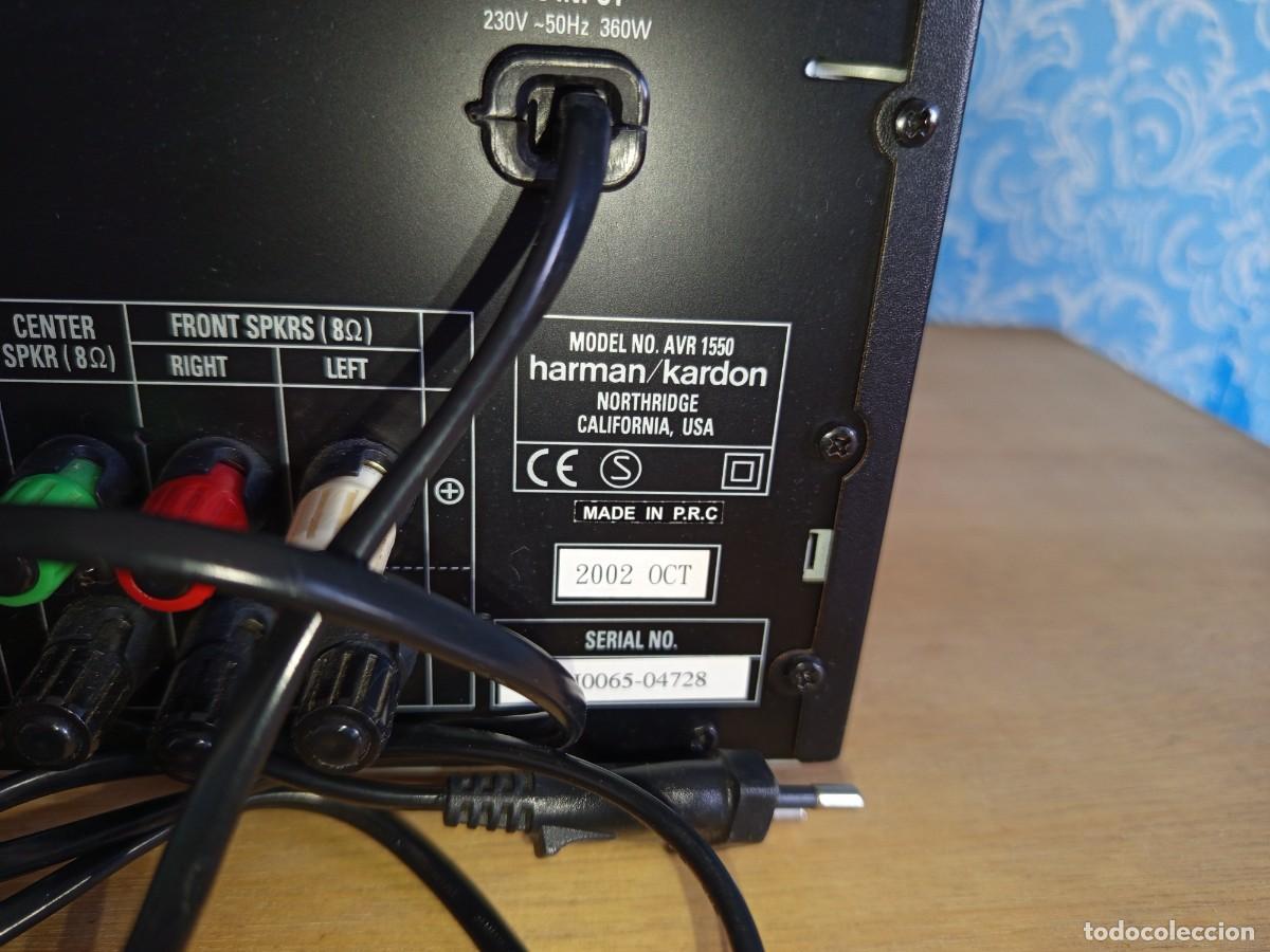Segunda mano: Receptor AV Harman Kardon AVR 1550 Negro - Foto 7