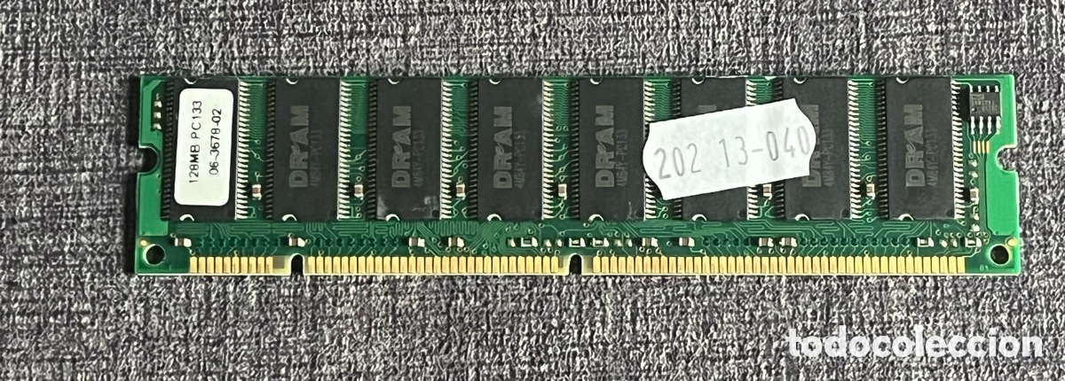 Segunda Mano: Memoria RAM 128MB SDRAM PC133 Desktop DIMM 168-pin - Testada/Vintage