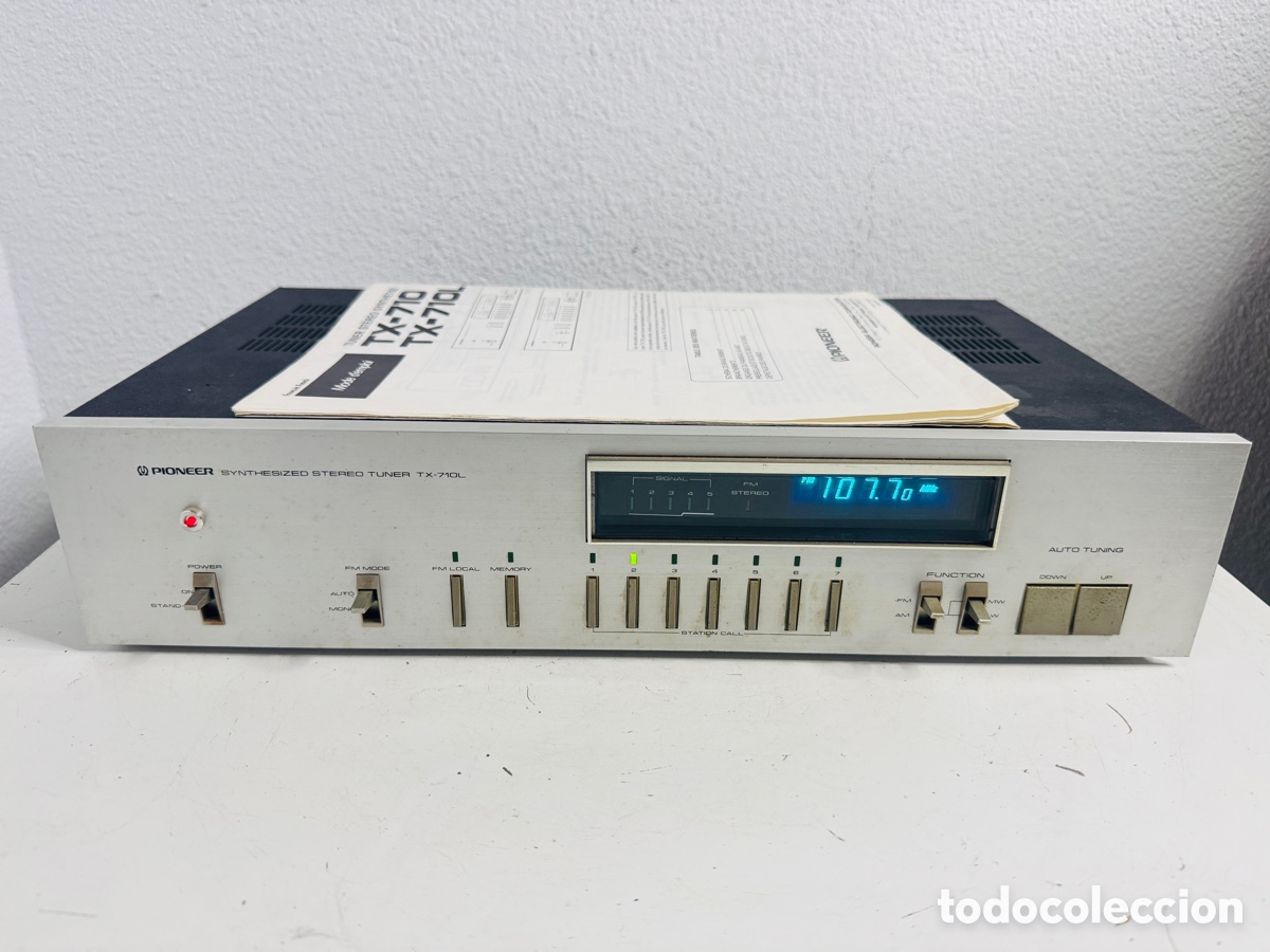 Segunda Mano: Pioneer TX-710L Blue Line Stereo Tuner Hifi Vintage 1980s