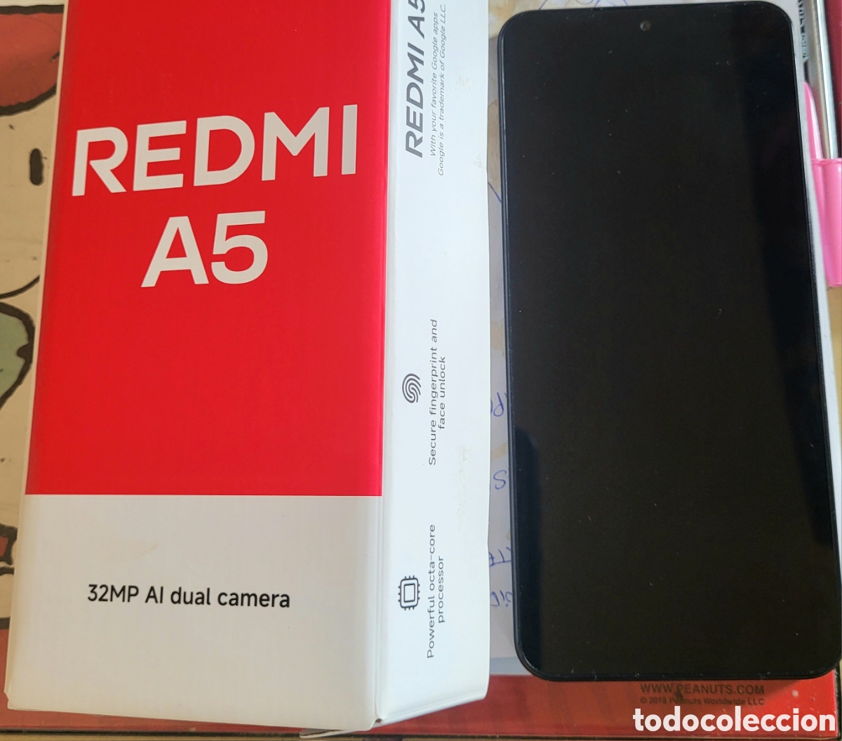 Segunda Mano: SMARTHPHONE REDMI A5, 64GB, NEGRO. PERFECTO ESTADO. POCO USO