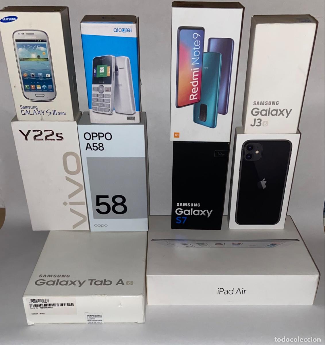 Segunda Mano: LOTE DE &ldquo; 8 CAJAS M&Oacute;VILES Y 2 CAJAS TABLET &ldquo; CON SUS INTRUCCIONES - SOLO CAJAS