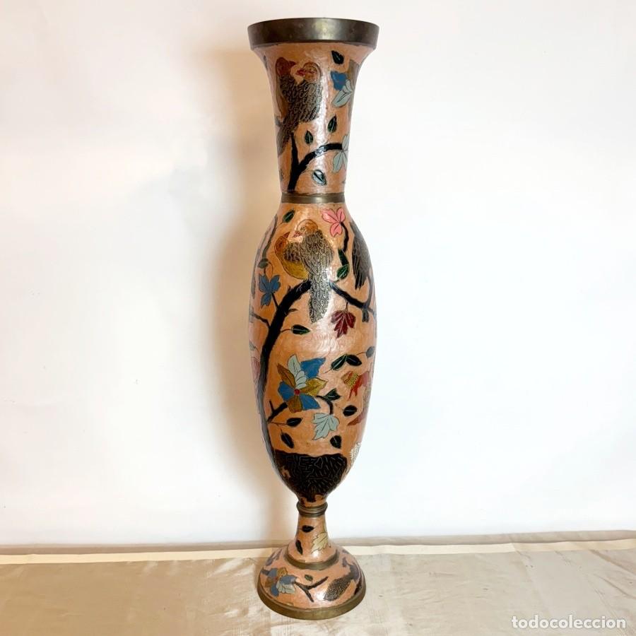 Segunda Mano: Jarr&oacute;n Decorativo de Bronce