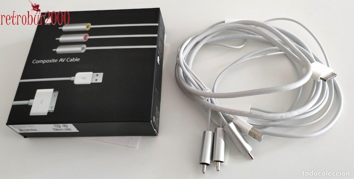 Segunda mano: Apple MB129LL/B Cable AV iPod Audio Video Compuesto con USB - Foto 6