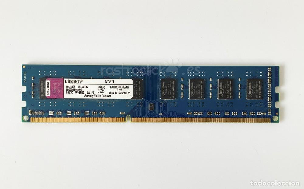 Segunda mano: M&oacute;dulo de memoria Kingston 4GB KVR1333D3N9/4G - Foto 1