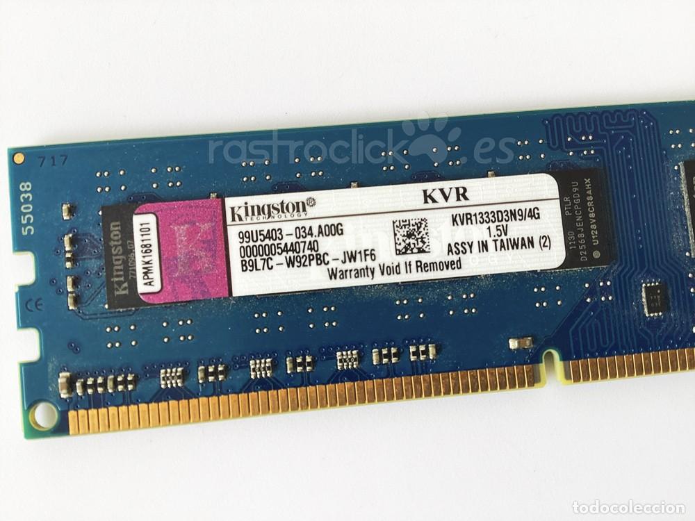 Segunda mano: M&oacute;dulo de memoria Kingston 4GB KVR1333D3N9/4G - Foto 2