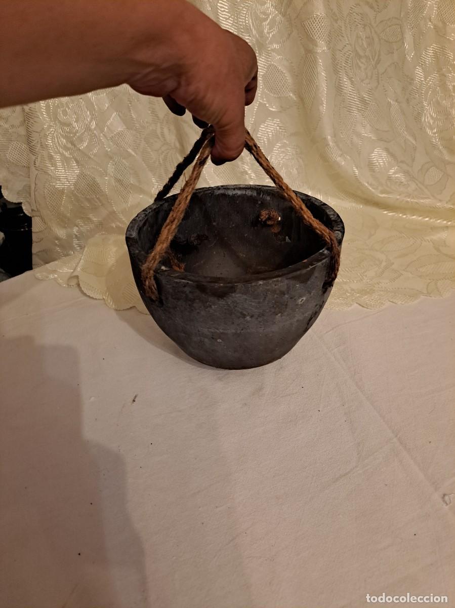 Segunda mano: Bonito macetero de de gres con asas de nea. - Foto 7