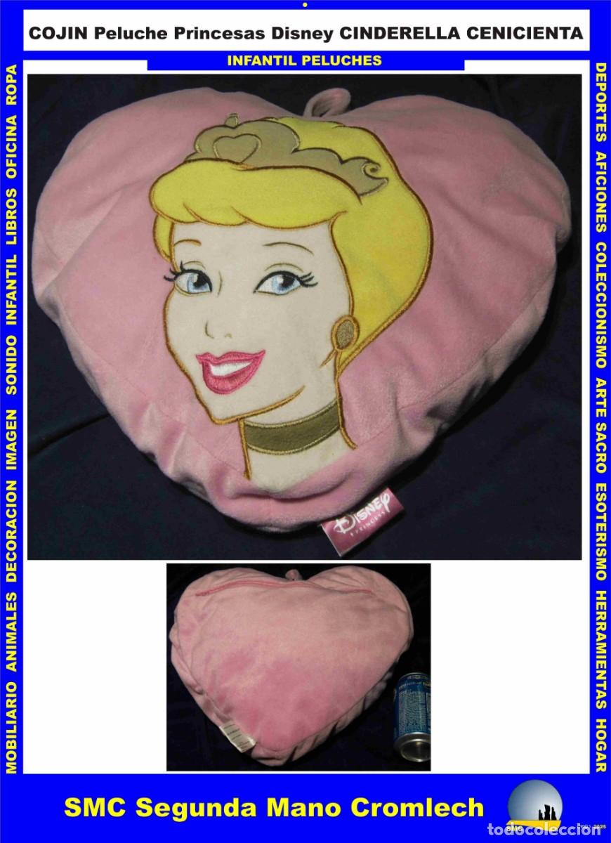 Segunda mano: COJIN Coraz&oacute;n Princesas DISNEY CINDERELLA CENICIENTA. - Foto 1