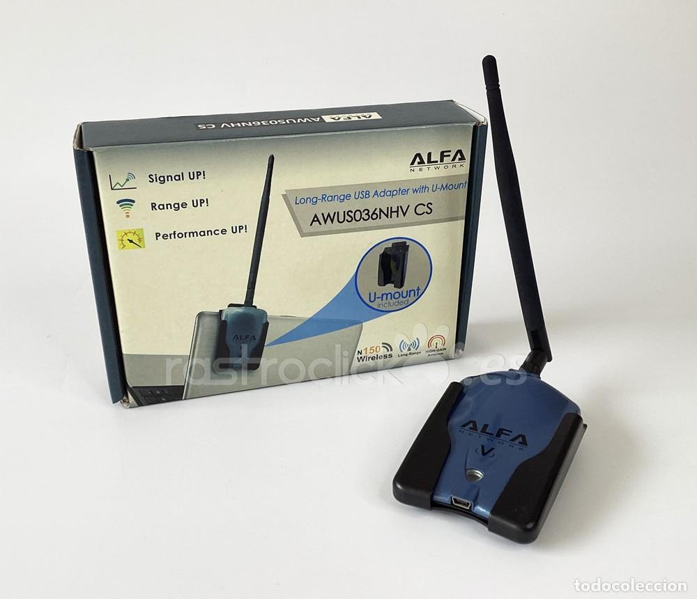Segunda mano: Adaptador WiFi USB ALFA AWUS036NHV CS - Foto 1