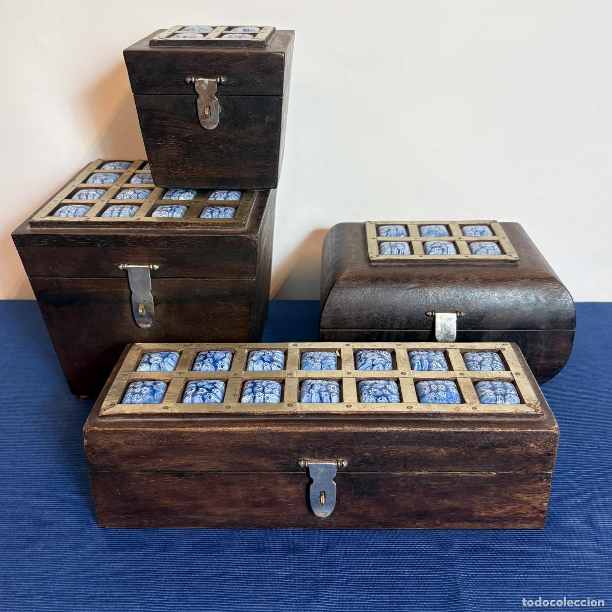 Segunda Mano: Juego de Cajas Decorativas de Madera