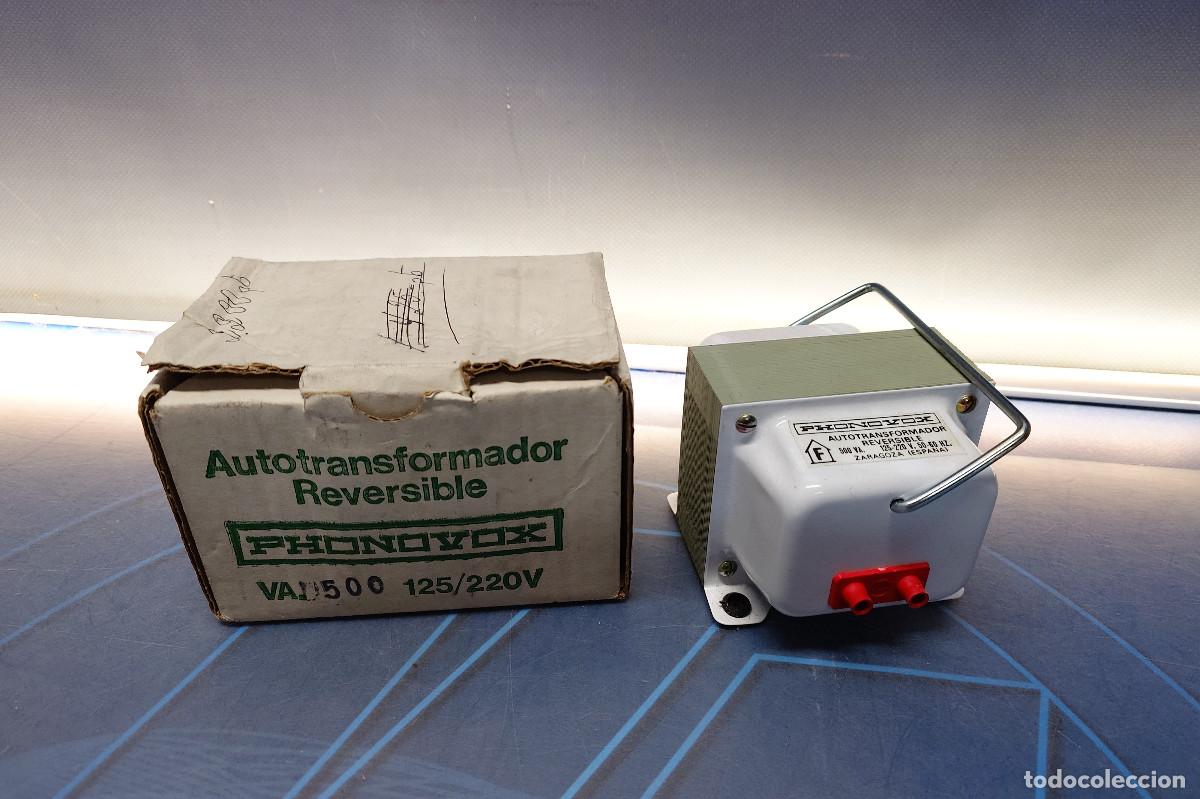 Segunda mano: AUTO TRANSFORMADOR EL&Eacute;CTRICO PHONOVOX REVERSIBLE 500 va - Foto 1