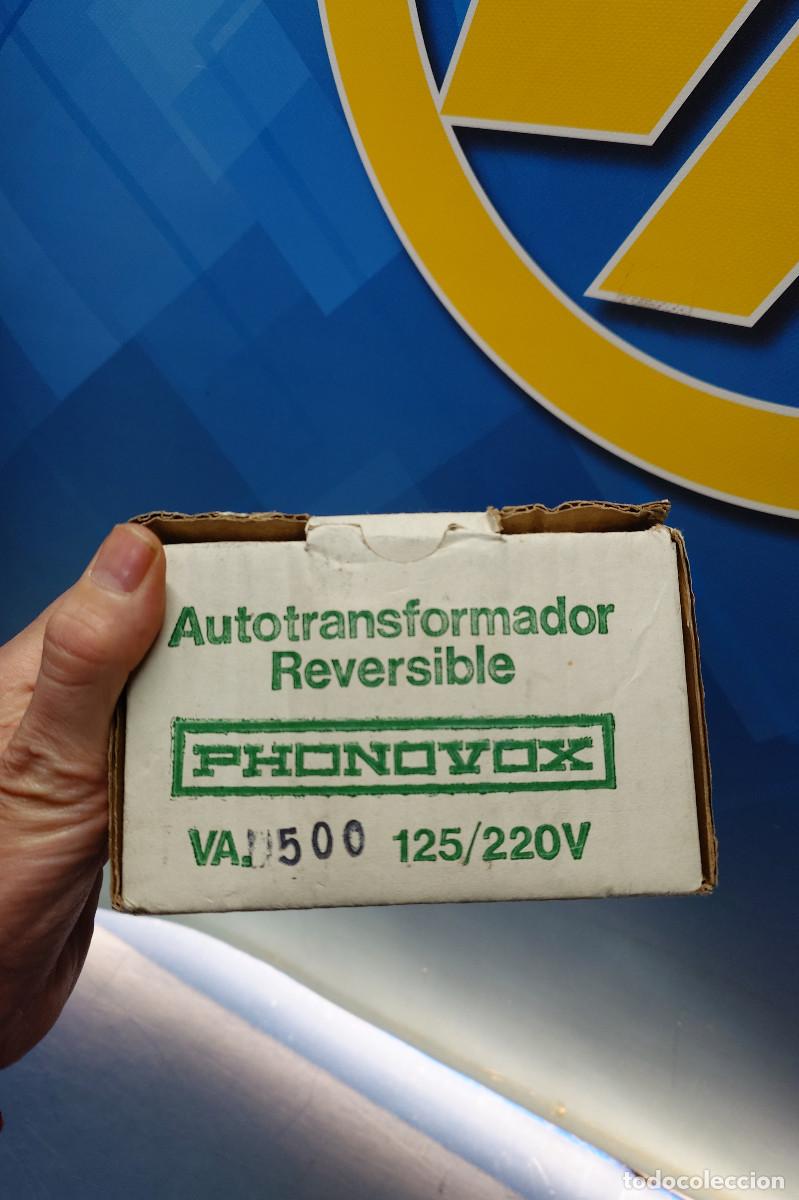 Segunda mano: AUTO TRANSFORMADOR EL&Eacute;CTRICO PHONOVOX REVERSIBLE 500 va - Foto 2