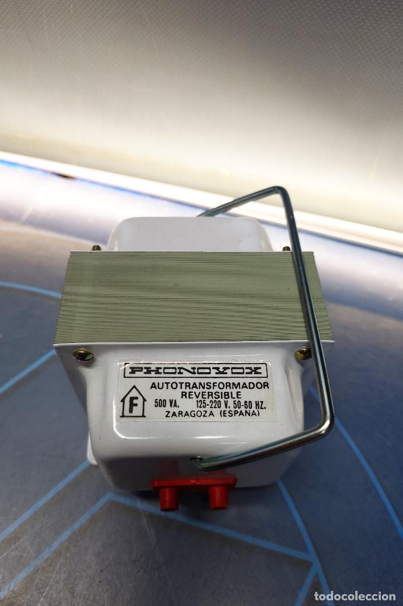 Segunda mano: AUTO TRANSFORMADOR EL&Eacute;CTRICO PHONOVOX REVERSIBLE 500 va - Foto 3