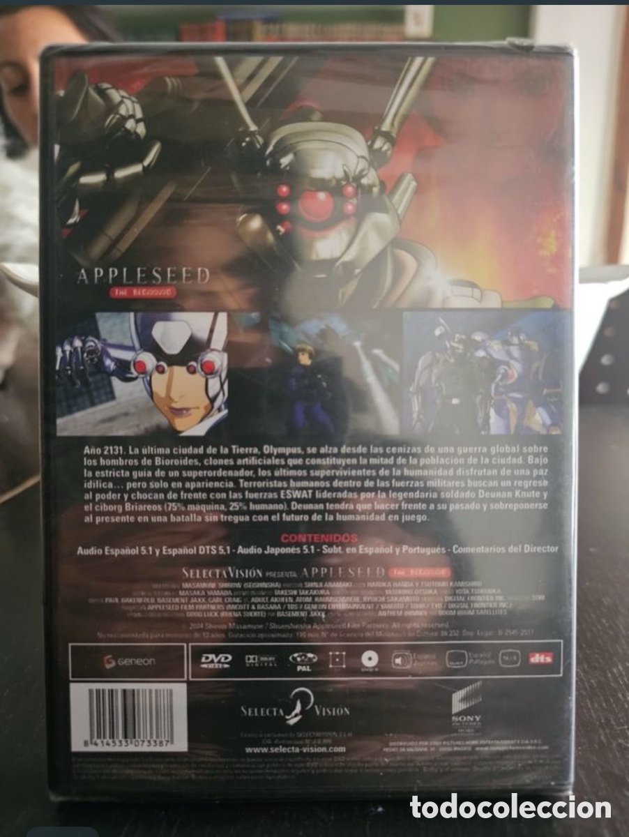 Segunda mano: DVD de anime Appleseed nuevo - Foto 2