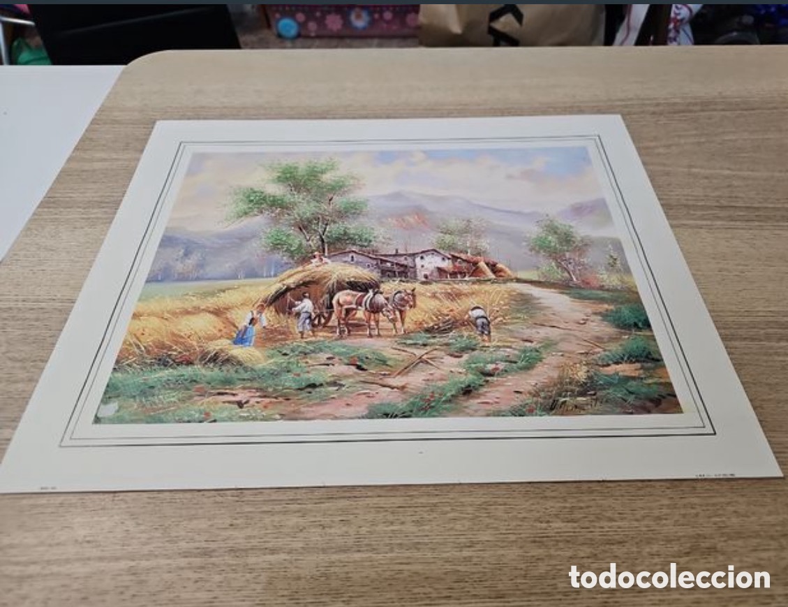 Segunda mano: Lote de dos obras de decoraci&oacute;n a relieve - Foto 1