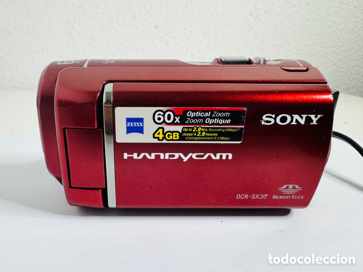 Segunda Mano: Sony Handycam DCR-SX30E PAL Camcorder Video Recorder x60 Carl Zeiss