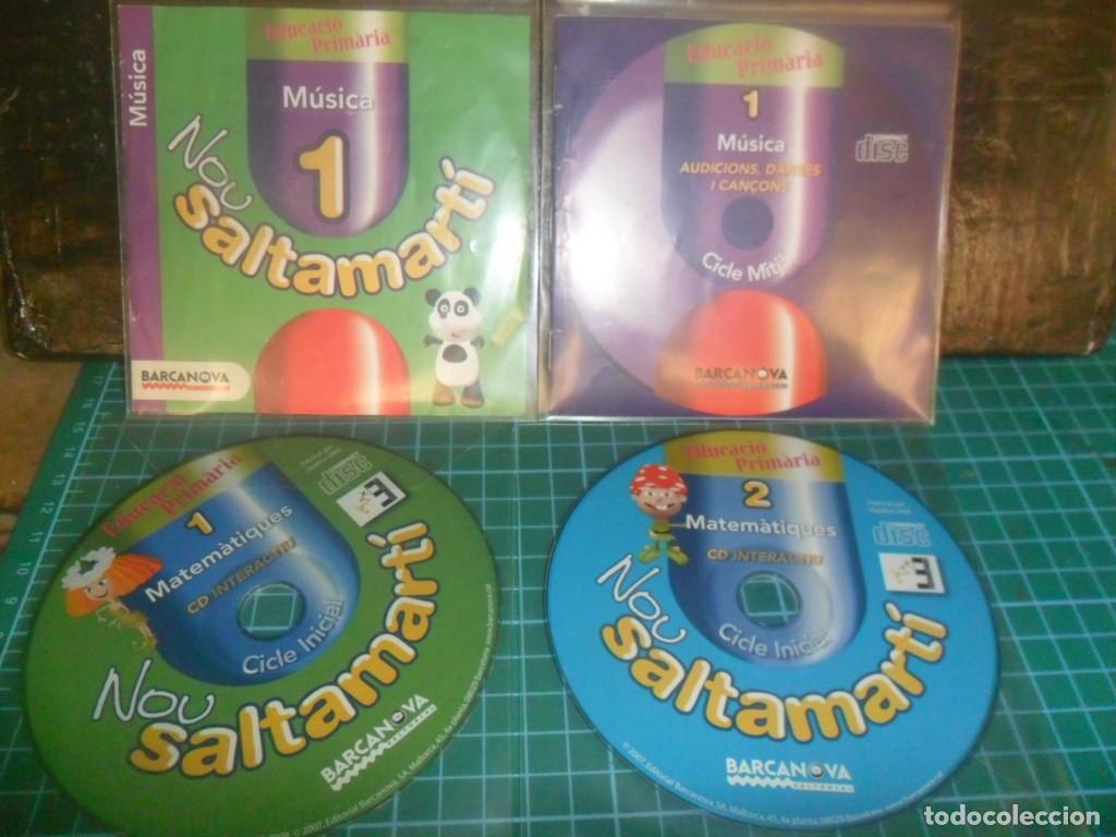 Segunda Mano: 137- Lote Educativo Primaria Barcanova - Nou Saltamart&iacute; (M&uacute;sica y Matem&aacute;ticas) en Catal&aacute;n