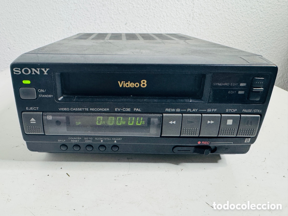 Segunda Mano: Sony V&iacute;deo 8 EV-C3E PAL Sony Video Cassette Recorder Video8 Videoplayer Untested