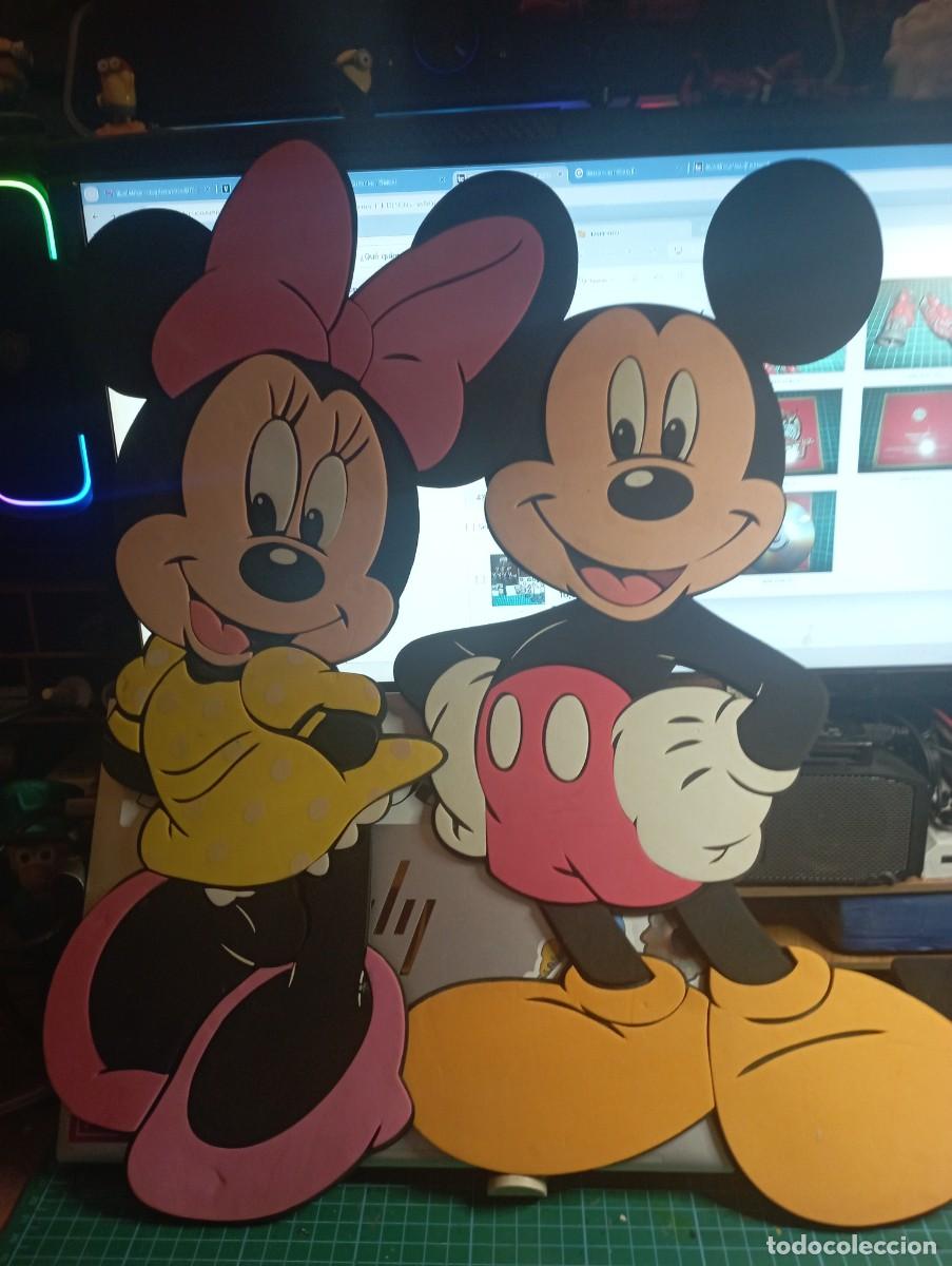 Segunda Mano: 154- Pareja figuras Disney Mickey y Minnie +50 cm - Decofun Oficial