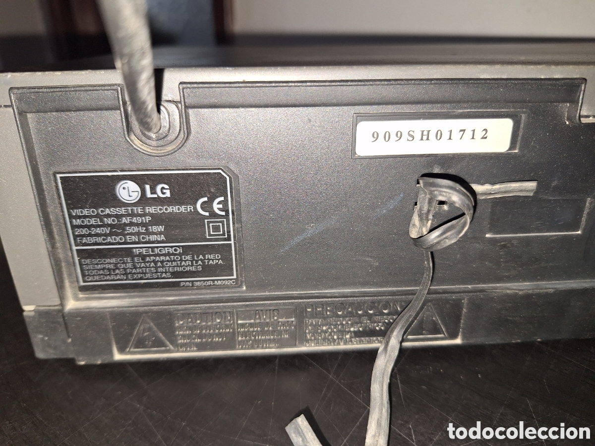 Segunda mano: reproductor de v&iacute;deo VHS LG modelo AF491P, - Foto 7