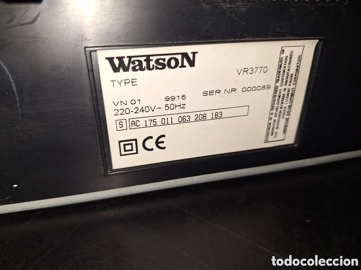 Segunda mano: reproductor de video Watson modelo VR3770. - Foto 5
