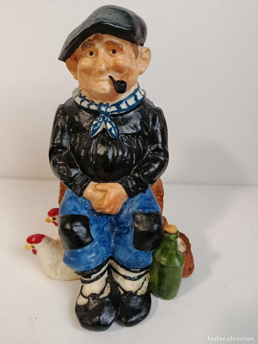 Segunda Mano: FIGURA DE OLENTZERO .MARMOLINA. 18 cm