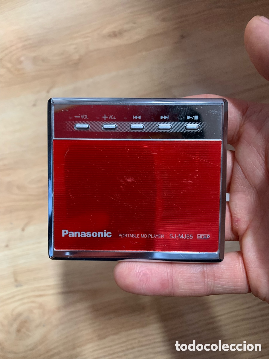 Segunda Mano: Panasonic SJ-MJ55 Reproductor MINIDISC MINI DISC MD Rojo