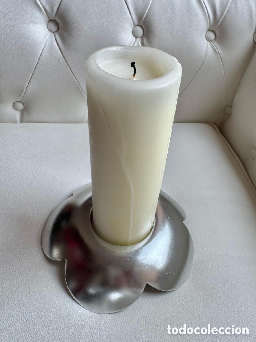 Segunda mano: CANDELABRO PORTAVELAS MET&Aacute;LICO - Foto 2