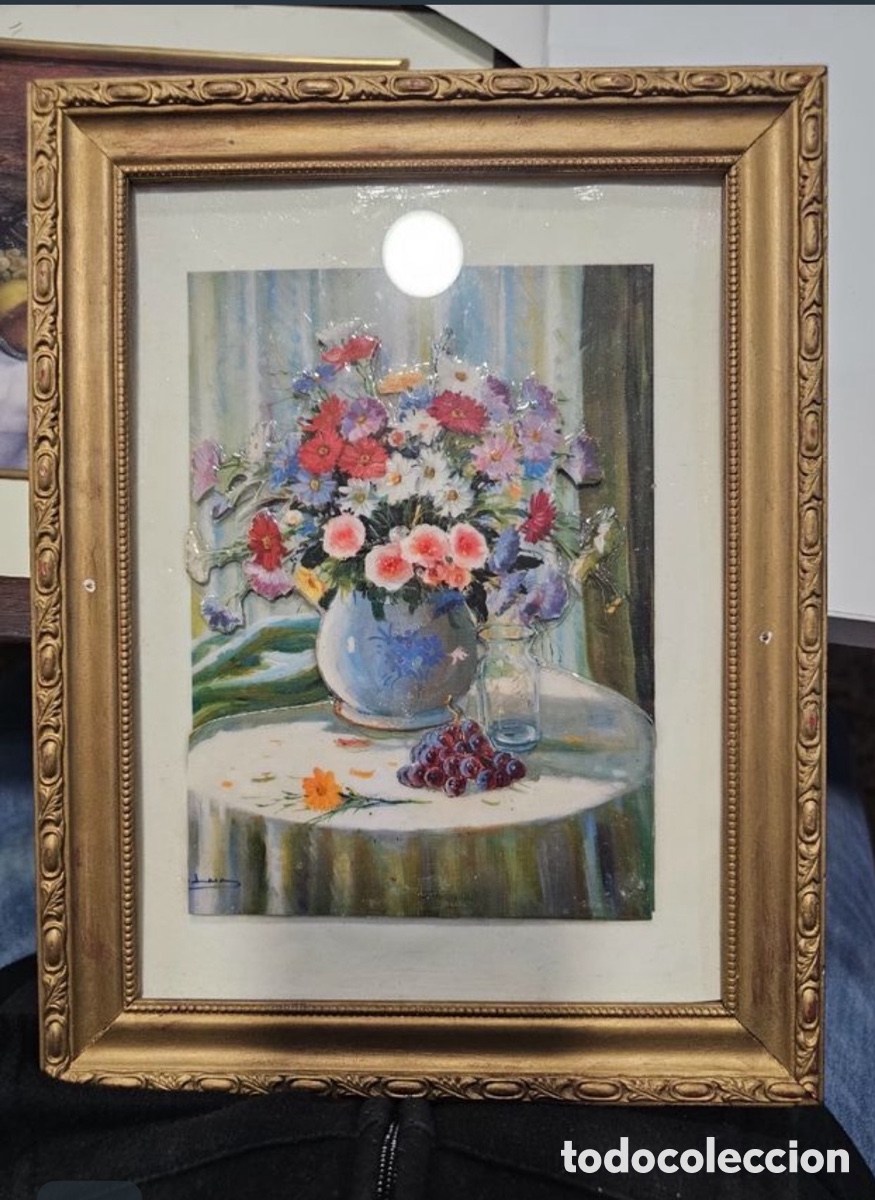 Segunda mano: Cuadro de flores usado - Foto 2