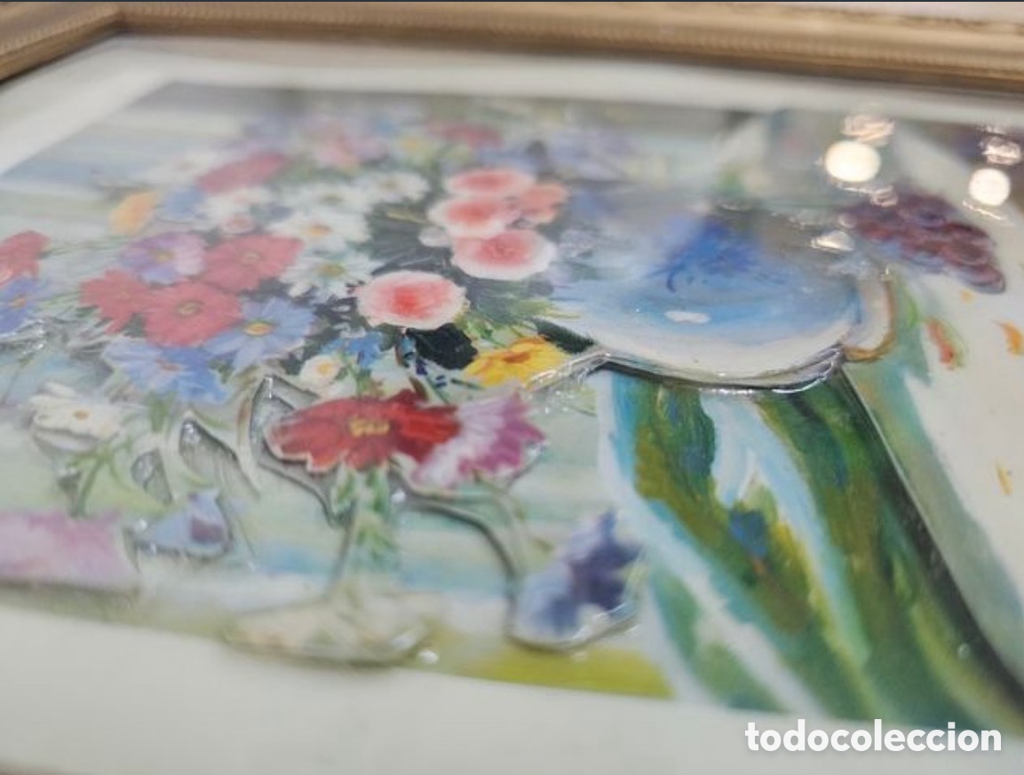 Segunda mano: Cuadro de flores usado - Foto 3