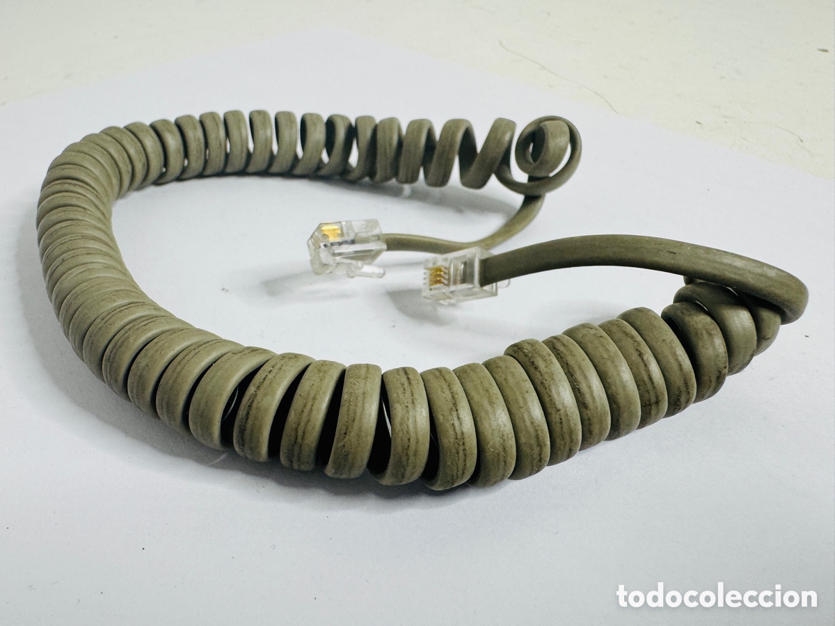 Segunda mano: Coiled Keyboard Cable for Apple Macintosh Mac 128k 512k Plus MO110 MO110A - Foto 2