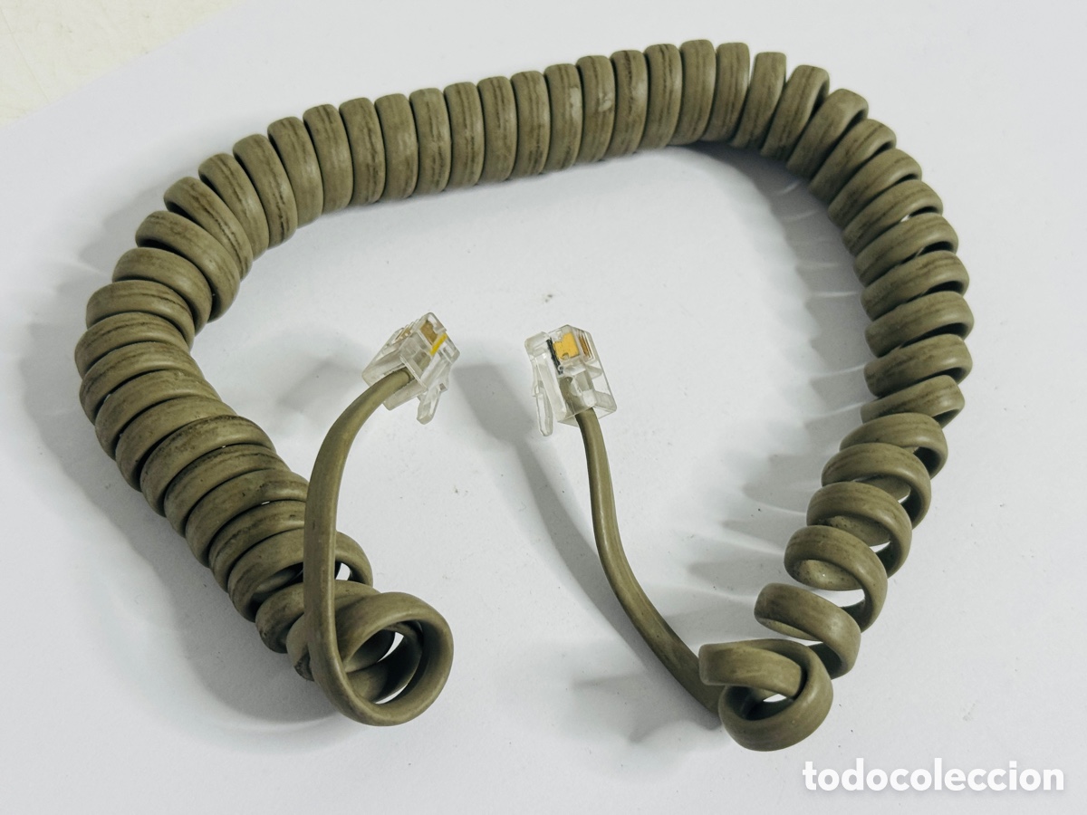 Segunda mano: Coiled Keyboard Cable for Apple Macintosh Mac 128k 512k Plus MO110 MO110A - Foto 4