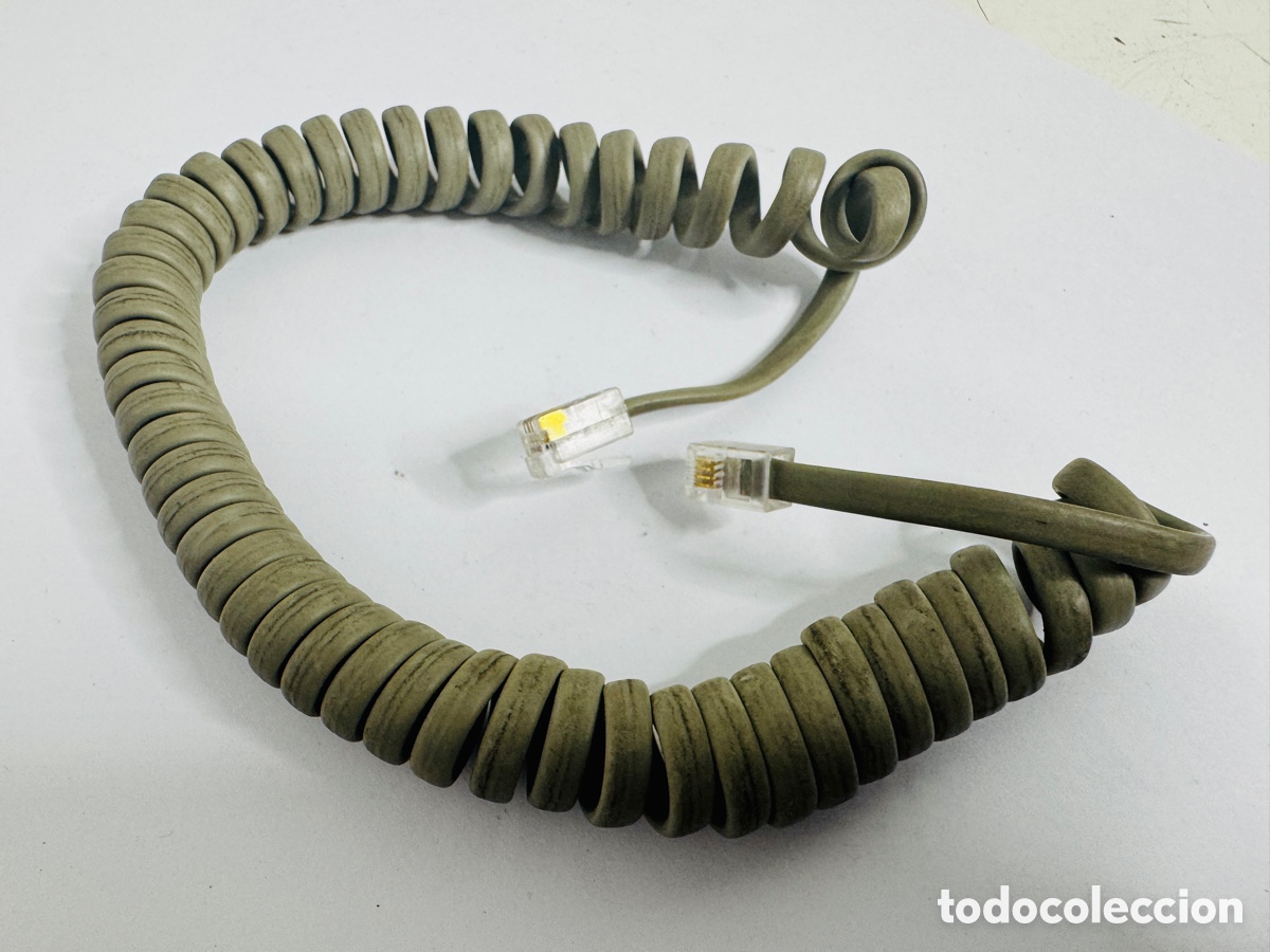 Segunda Mano: Coiled Keyboard Cable for Apple Macintosh Mac 128k 512k Plus MO110 MO110A