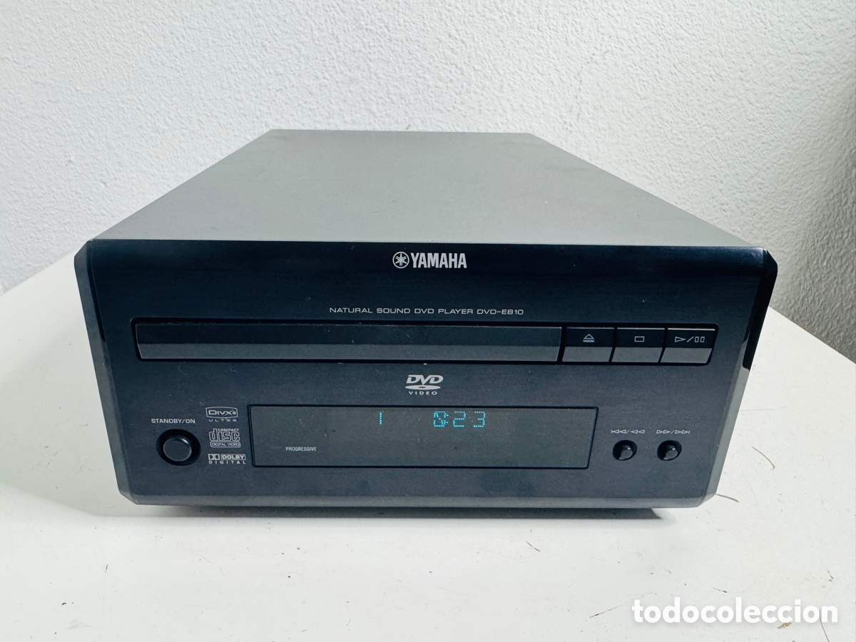 Segunda Mano: Yamaha DVD-E810 DVD Player Piano Craft Black Unit Natural Sound No Abre CD