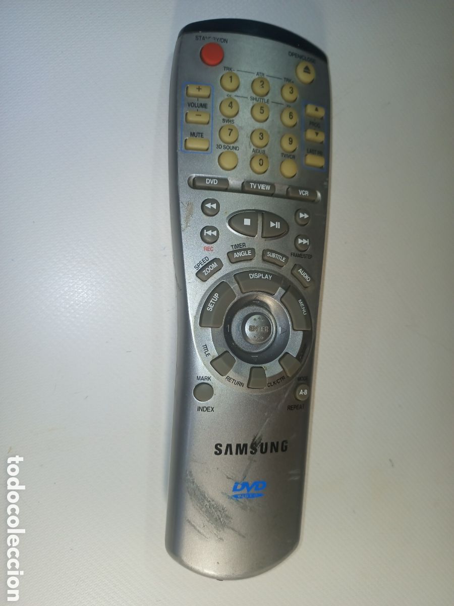 Segunda Mano: MANDO DISTANCIA SAMSUNG COMBI COMBO REPRODUCTOR DVD-VHS MODELO SV-DVD1E - ORIGINAL &Eacute;POCA - FUNCIONA