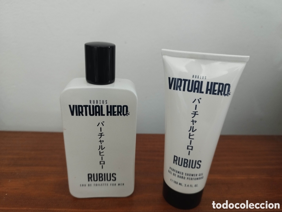 Segunda Mano: Virtual Hero Rubius colonia y gel de ba&ntilde;o perfumado