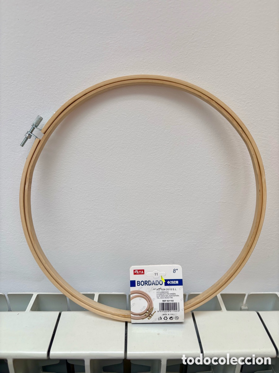 Segunda Mano: Bastidor de Bordado ZAYA &ndash; 26 cm (10&rdquo;) &ndash; Madera Pulida