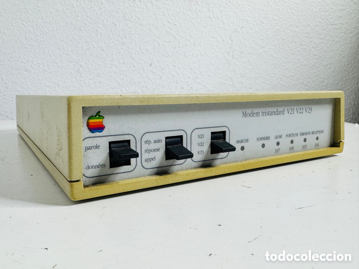Segunda Mano: Apple Macintosh Modem Tristandard V21 V22 V23 Rare Retro Computer Vintage
