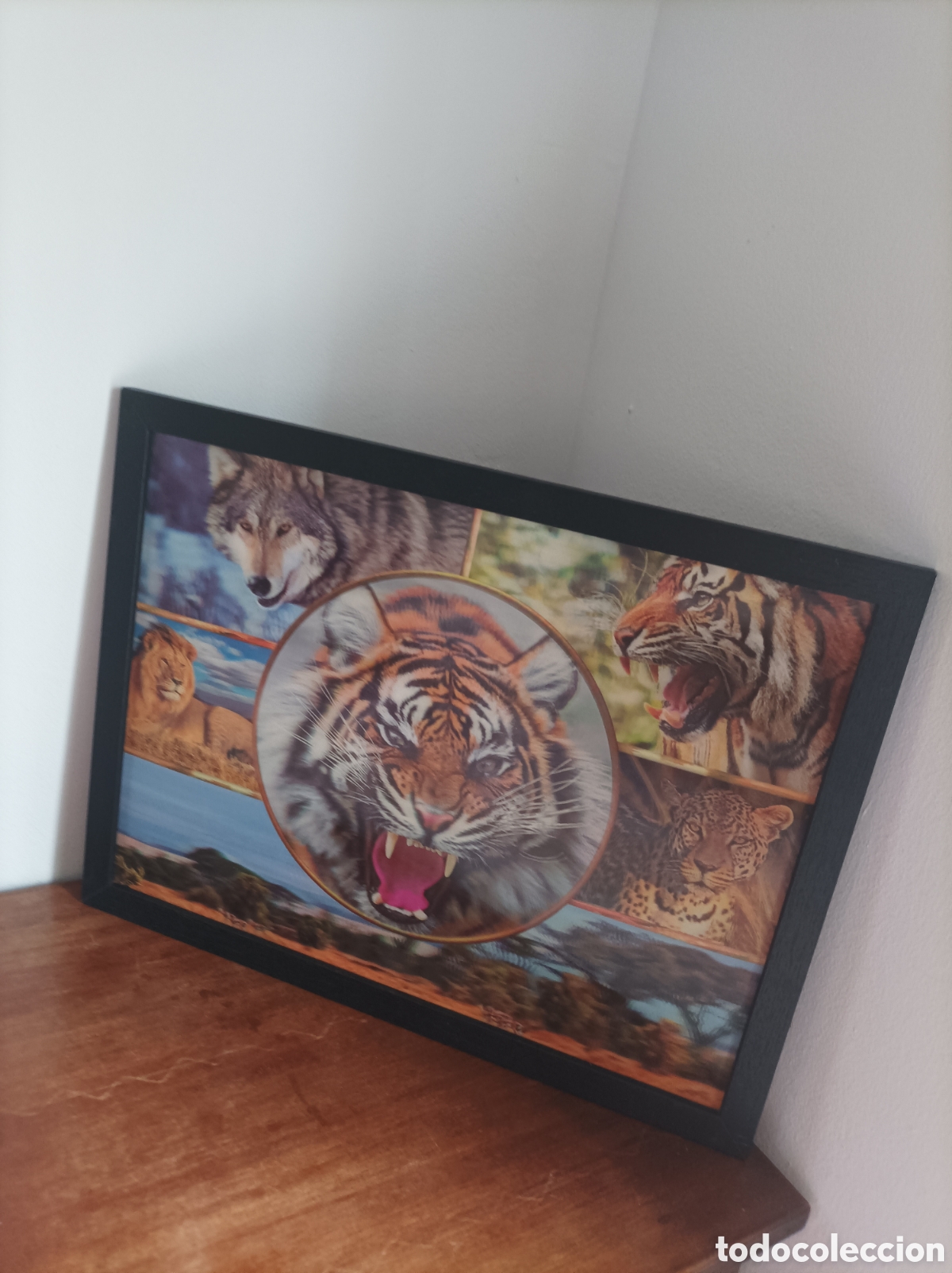 Segunda mano: Cuadro 3D Lenticular Animales Salvajes - 43x33 cm - Foto 1
