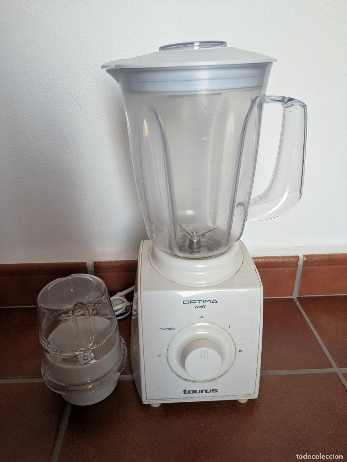 Segunda Mano: Batidora de vaso Taurus Optima Mill. 550 W. 1.5 Litros. Buen estado.