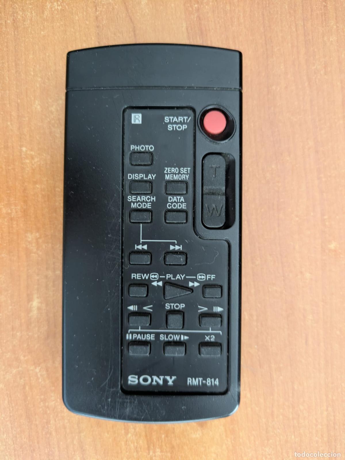 Segunda Mano: Mando a distancia Video C&aacute;mara Sony RMT-814. Como nuevo.
