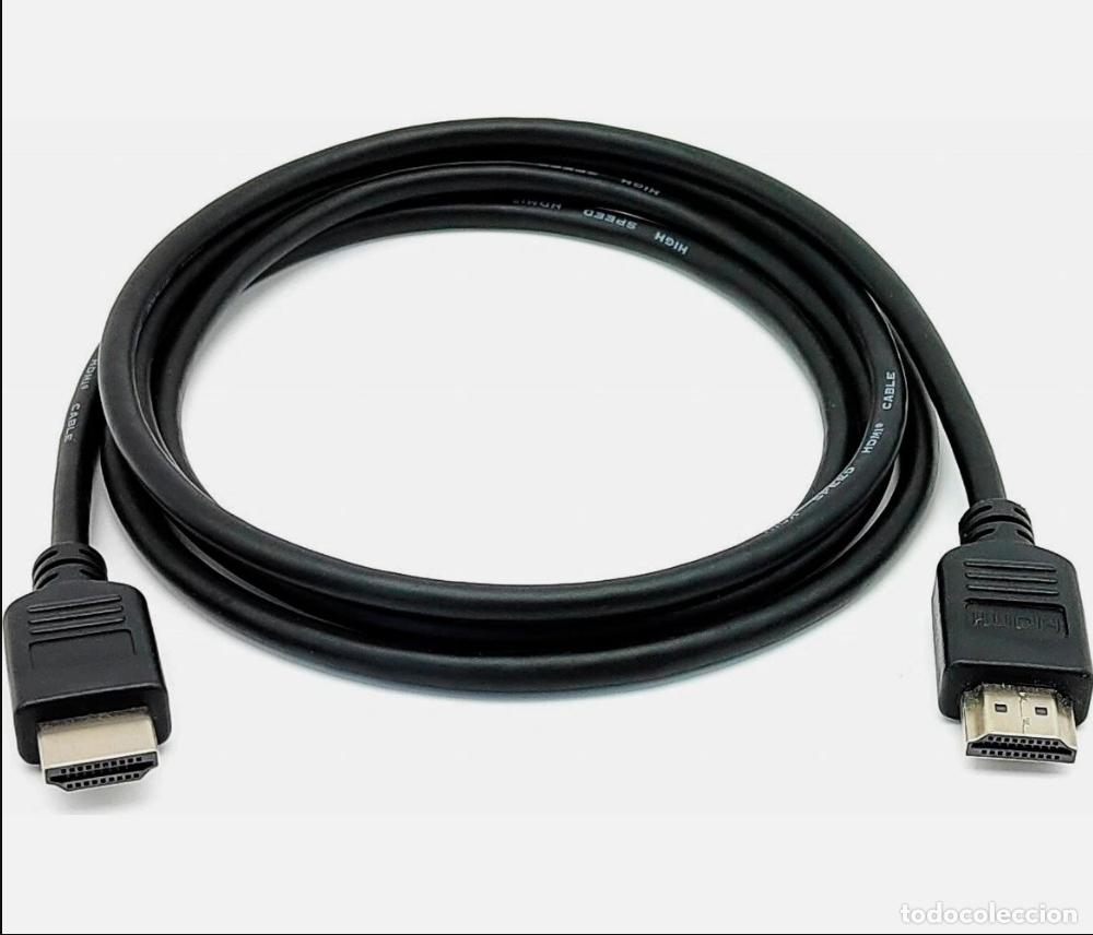 Segunda Mano: Cable HDMI 3 metros Macho Macho | Alta velocidad Ultra HD | Compatible | Negro