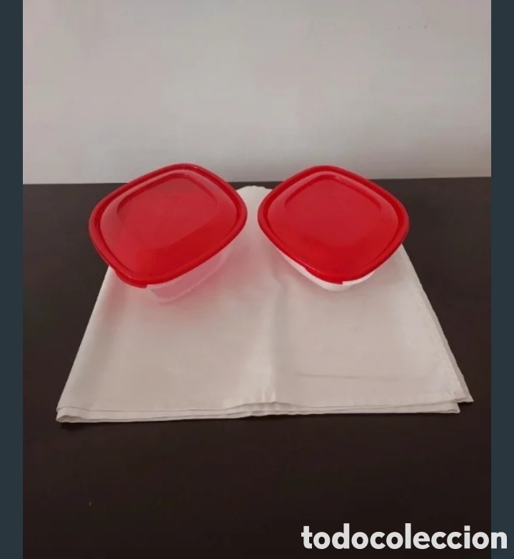 Segunda Mano: Dos tappers grandes tapa color rojo