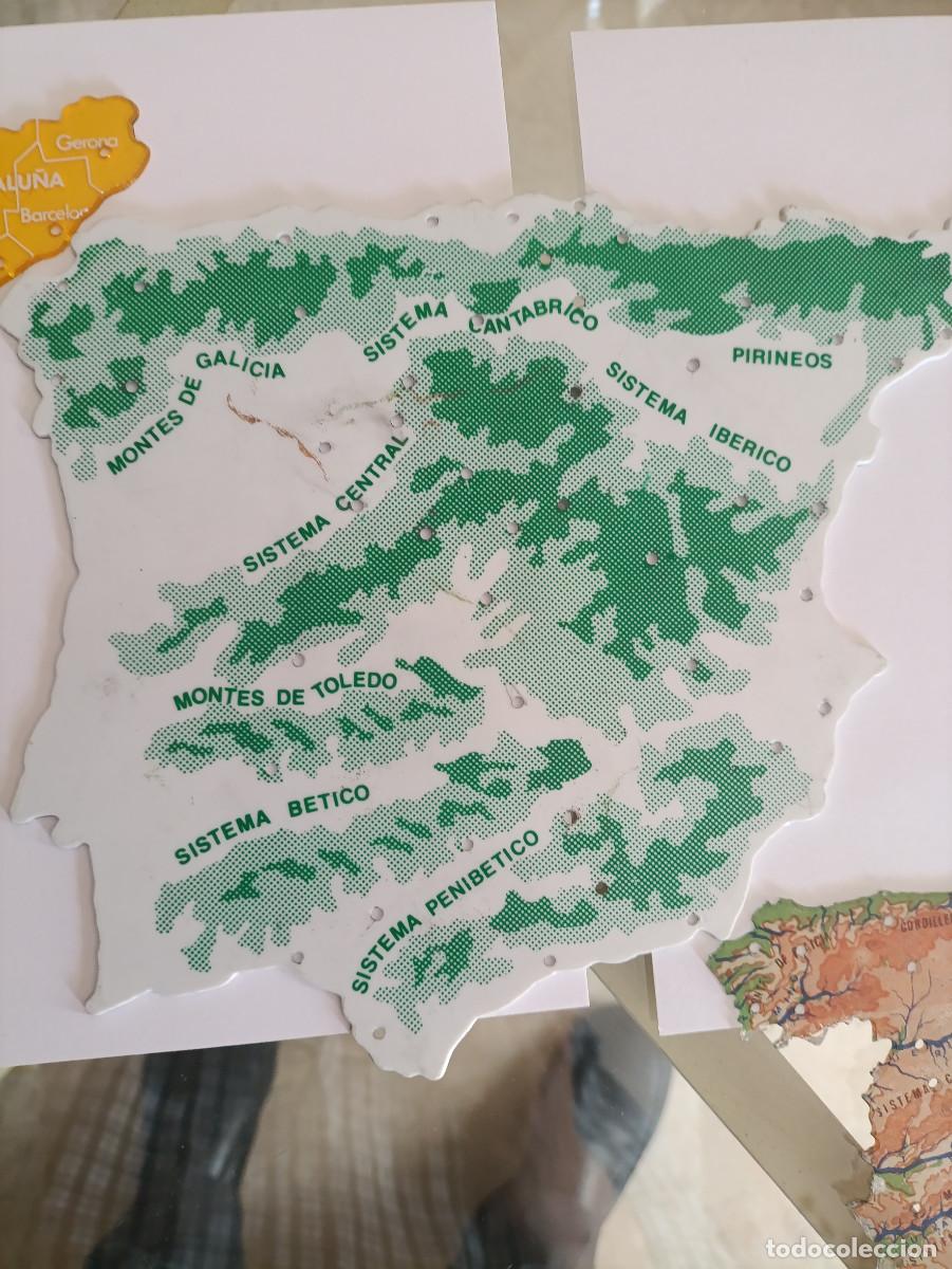 Segunda mano: ANTIGUA PLANTILLAS MAPAS ESCOLAR ESPA&Ntilde;A - Foto 3