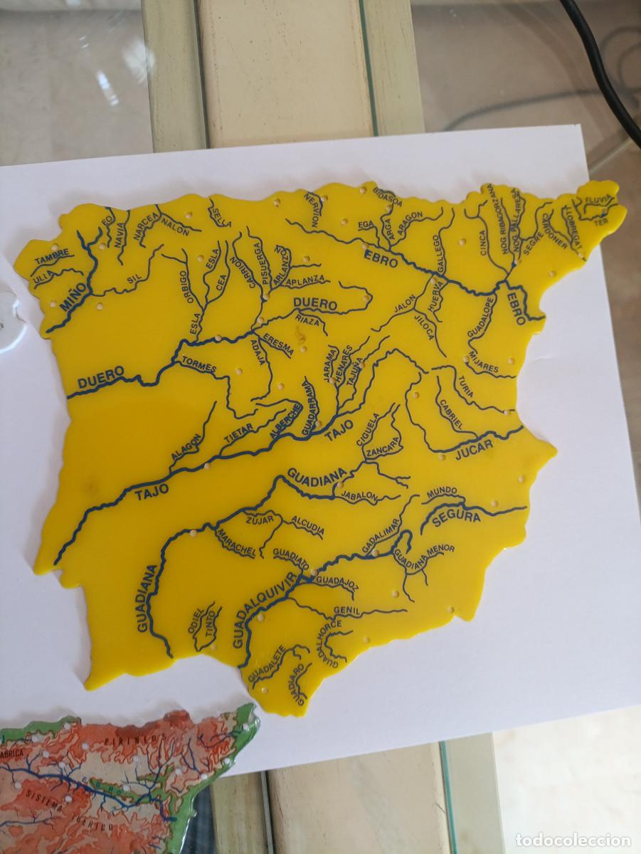 Segunda mano: ANTIGUA PLANTILLAS MAPAS ESCOLAR ESPA&Ntilde;A - Foto 4